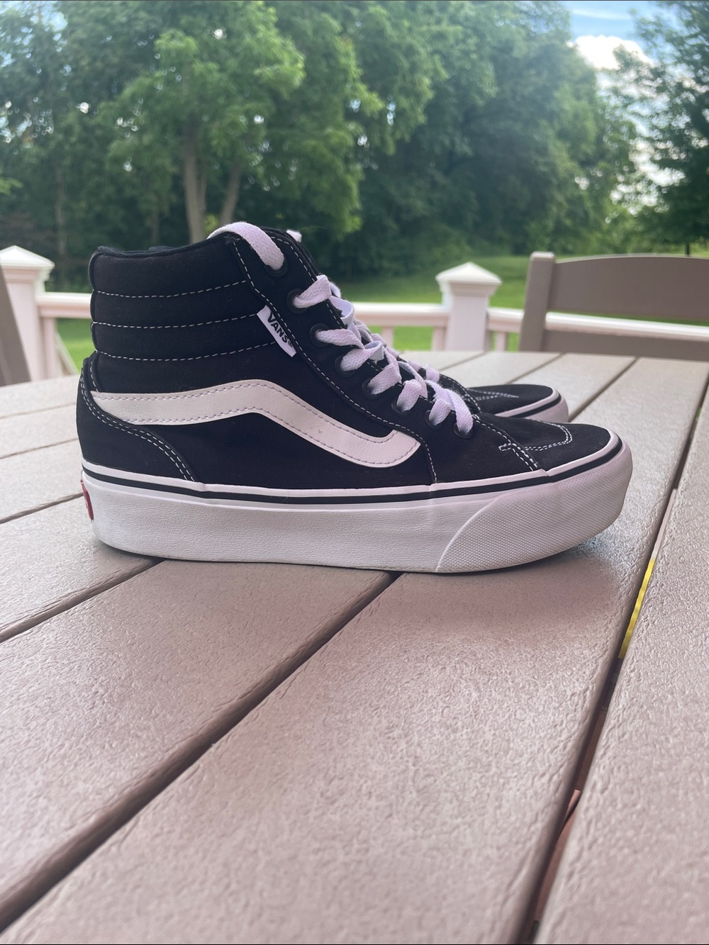 VANS Women’s Filmore High-Top Platform Shoes - Size 7